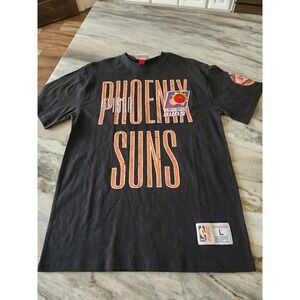 NWT Mitchell Ness Mens Phoenix Suns Large Print NBA T Shirt Size Large